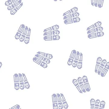 Circus tickets glyph vector seamless pattern black イラスト素材