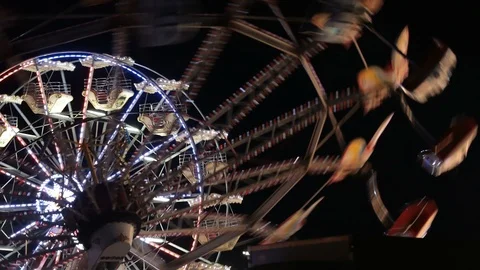 Circus in town Stock Footage 87708686
