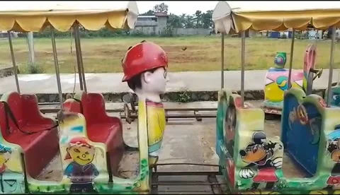 Circus Toy Train Stock Footage 220533059