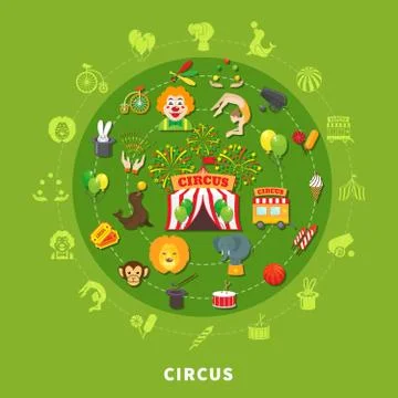 Circus vector illustration Stock Illustration