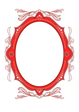Circus vintage frame Stock Illustration