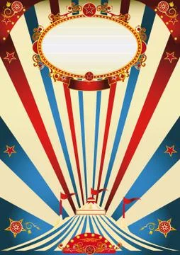 Circus vintage Stock Illustration
