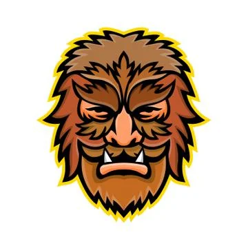 Circus Wolfman or Wolfboy Mascot Stock Illustration