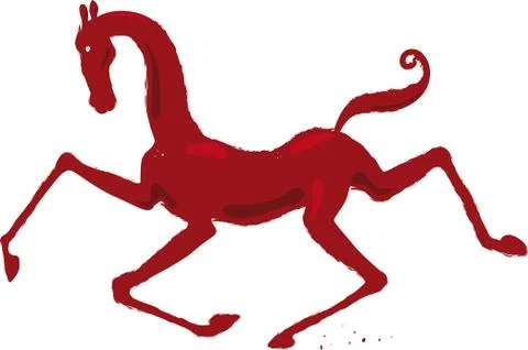 Circus_horse 스톡 일러스트