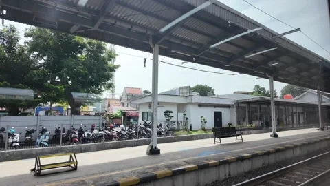 CIREBON, JAVA, INDONESIA - MARCH 6, 2026: Train ride through landscapes on .. 스톡 동영상 337190544