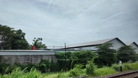 CIREBON, JAVA, INDONESIA - MARCH 6, 2026: Train ride through landscapes on .. 스톡 동영상 337190778