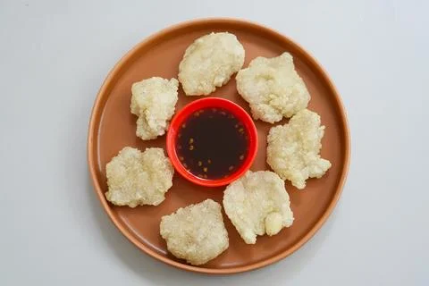 Cireng, a savory snack from West Java, Indonesia Stock Photos