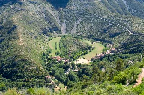 Cirque of navacelles Stock Photos