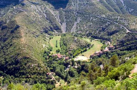 Cirque of navacelles Stock Photos