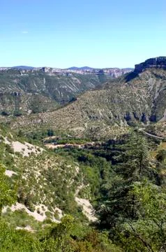 Cirque of navacelles Stock Photos