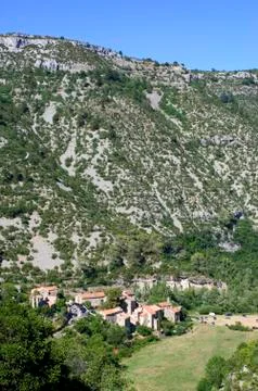Cirque of navacelles Stock Photos