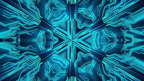 Cirquit wires pattern 01 Stock Footage 249755189