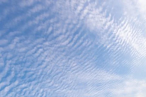 Cirrocumulus clouds background Stock Photos