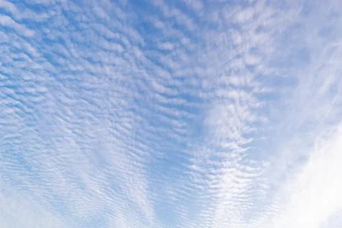 Cirrocumulus clouds background Stock Photos