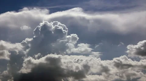 Cirrocumulus clouds Stock Footage 42328894