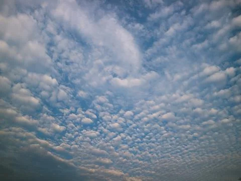 Cirrocumulus clouds Stock Photos