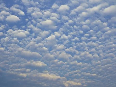 Cirrocumulus clouds Stock Photos