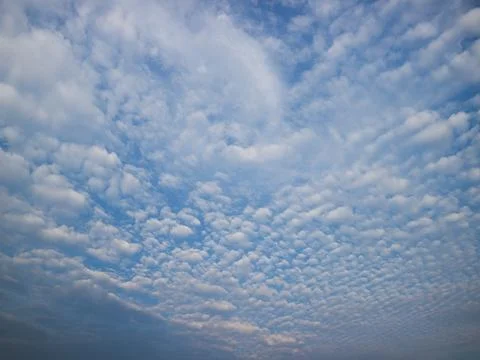 Cirrocumulus clouds Stock Photos