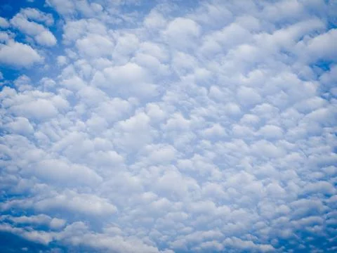 Cirrocumulus clouds Stock Photos
