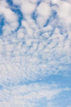 Cirrocumulus clouds in the sky Stock Photos