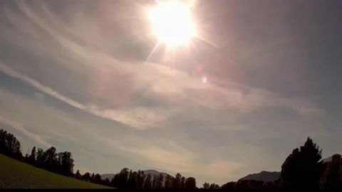  Cirrostratus Halo Stock Footage 145047196