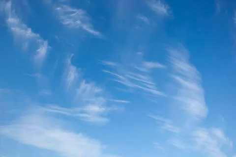 Cirrus cloud background Stock Photos