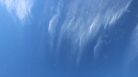 Cirrus Cloud in the blue Sky Time lapse Stock Footage 39631724