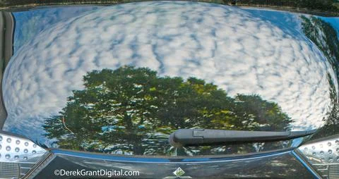 Cirrus Cloud Reflections Stock Photos