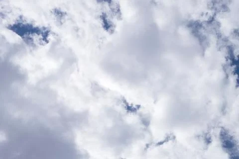 Cirrus clouds delayed the sky. Stock Photos