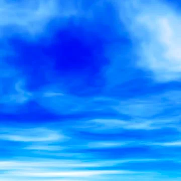 Cirrus clouds Stock-Illustration