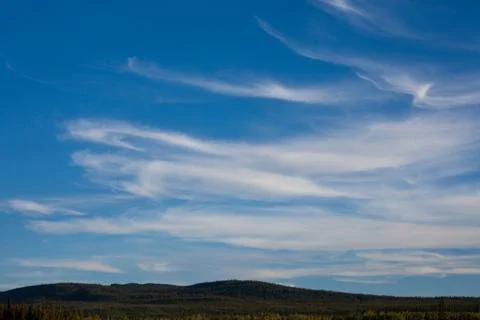 Cirrus clouds Stock Photos