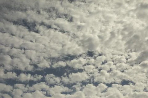 Cirrus clouds in sky. Celestial landscape. Fotos de archivo