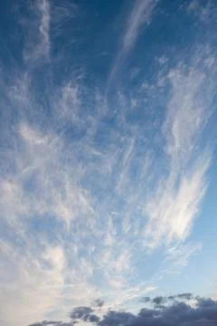 Cirrus clouds sky scape Stock Photos