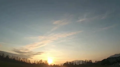 Cirrus Deposition Cross Currents Stock Footage 145044074