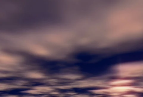 Cirrus Sunset Clouds Stock Footage