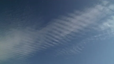Cirrus Undulatus Clouds Stock Footage 54759275