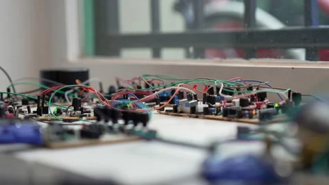 Cirucuit Bending, Electronic Music Instruments, DIY Video stock 305200219