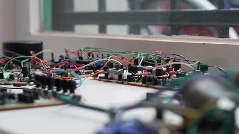 Cirucuit Bending, Electronic Music Instruments, DIY Video stock 305200656
