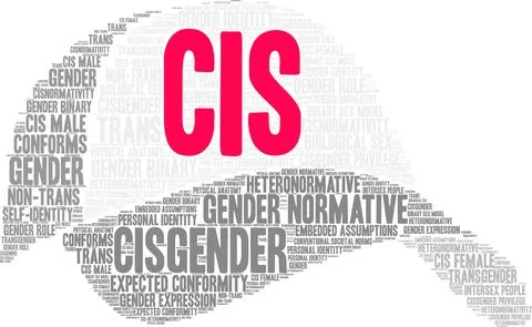 Cis Word Cloud Stock-Illustration