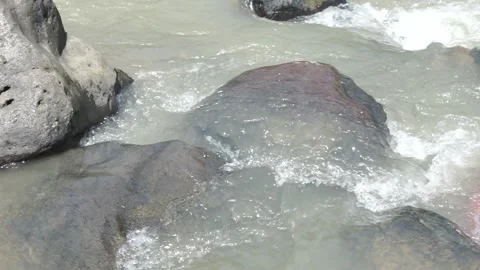 Cisadane River headwaters in Bogor 스톡 동영상 333519088