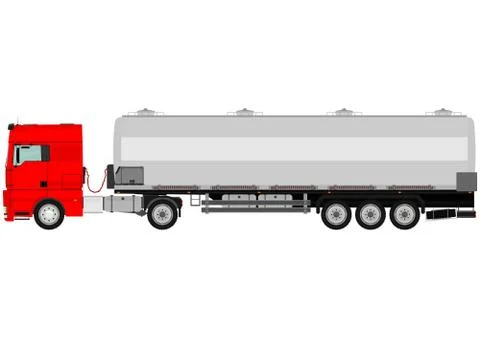 Cistern truck Stock Illustration