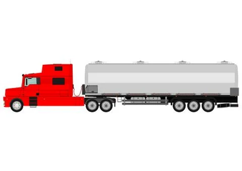 Cistern truck Stock Illustration