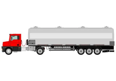 Cistern truck Stock Illustration