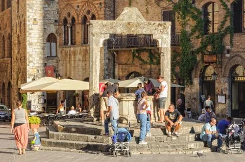 Cisterna - San Gimignano Stock Photos
