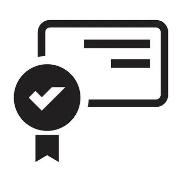 Cit card icon vector design template in black color isolated sign on white ba Stock Illustration
