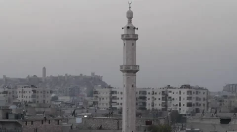 Citadel in Aleppo, Syria Vidéo 55128653