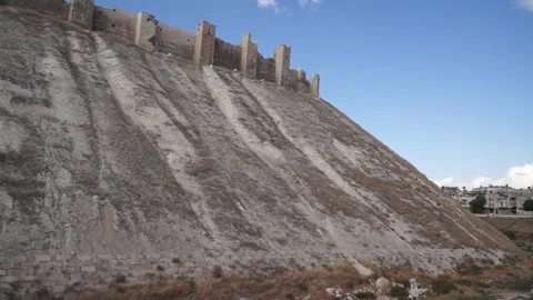 Citadel of Aleppo in Syria 스톡 동영상 296257325