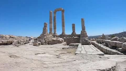 Citadel of Amman Stock Footage 265676155