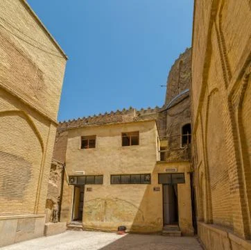 Citadel inside walls angle Stock Photos