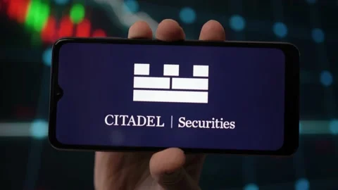 Citadel Securities Logo on Animated Stoc... | Stock Video | Pond5